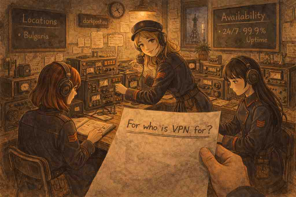 Darkpost girls in lobby
