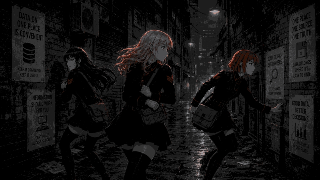 Darkpost private email postwomen in a dark rainy alley