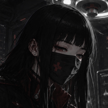 Darkpost postmistress portrait.